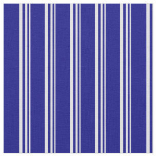 Tecido Padrão de Lavanda e Faixa Colorida Azul