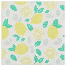 Padrão de limão de verão em Creme