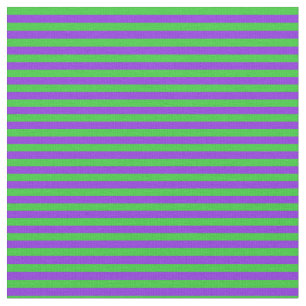 Tecido Padrão de linha roxa e Verde limão colorido