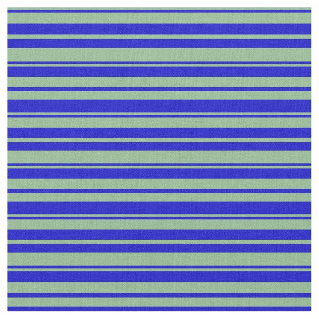 Tecido Padrão de linha verde e azul no mar escuro (Detalhe)