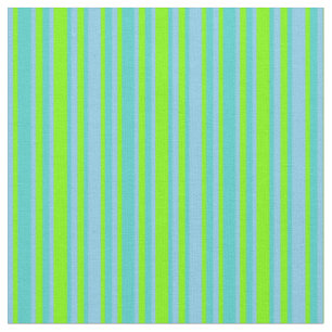 Tecido Padrão de Linhas Azuis, Verdes e Turquesas/Stripes