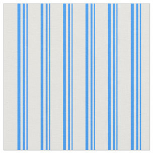 Tecido Padrão de Linhas Azul e Branco