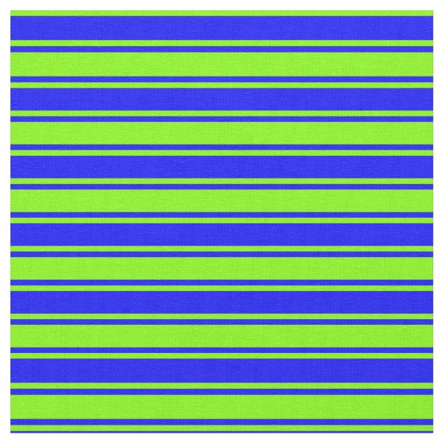 Tecido Padrão de Linhas Azul e Chartreuse (Detalhe)