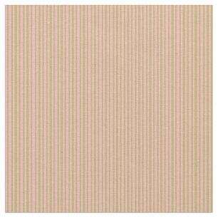 Tecido Padrão de Linhas Coloridas Khaki Escuro e rosa cla