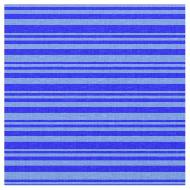 Tecido Padrão de Linhas Coradas Azul e Azul (Detalhe)
