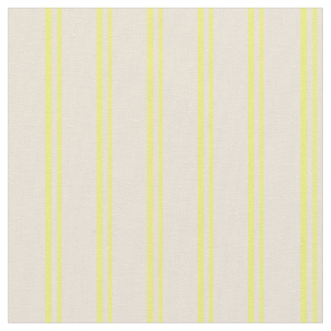 Tecido Padrão de Linhas/Faixa Amarelo e Bisque (Detalhe)