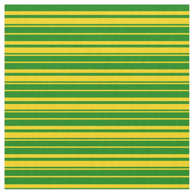 Tecido Padrão de Linhas/Faixa Amarelo e Verde (Detalhe)