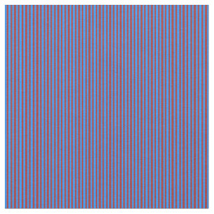 Tecido Padrão de Linhas/Faixa Coloridas Azul e Castanho