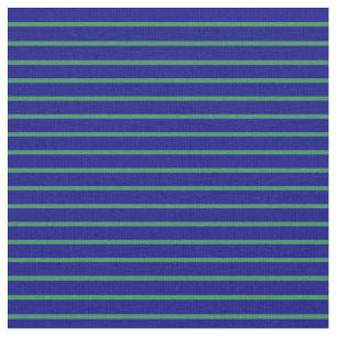 Tecido Padrão de Linhas/Faixa Verde Azul e Mar