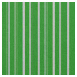 Tecido Padrão de Linhas/Faixa Verde e Cinza Coloridas