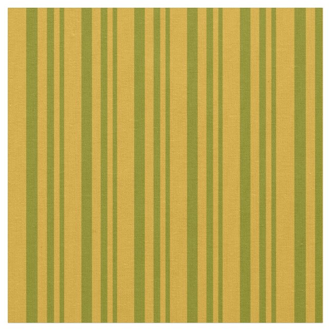 Tecido Padrão de Linhas/Faixa Verde e Goldenrod (Detalhe)