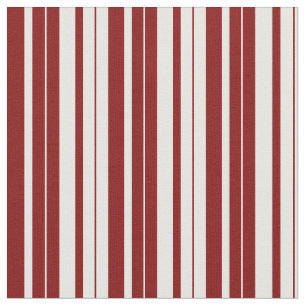 Tecido Padrão de Linhas/Fitas de Mint Cream e Maroon