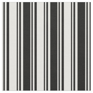 Tecido Padrão de Linhas/Grelha de Mint e Black Stripes