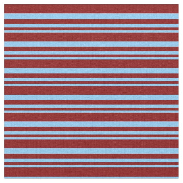 Tecido Padrão de Linhas/Listras Azuis e Maroons do Céu Cl (Detalhe)