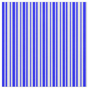 Tecido Padrão de Linhas/Listras Coloridas de Mint e Azul