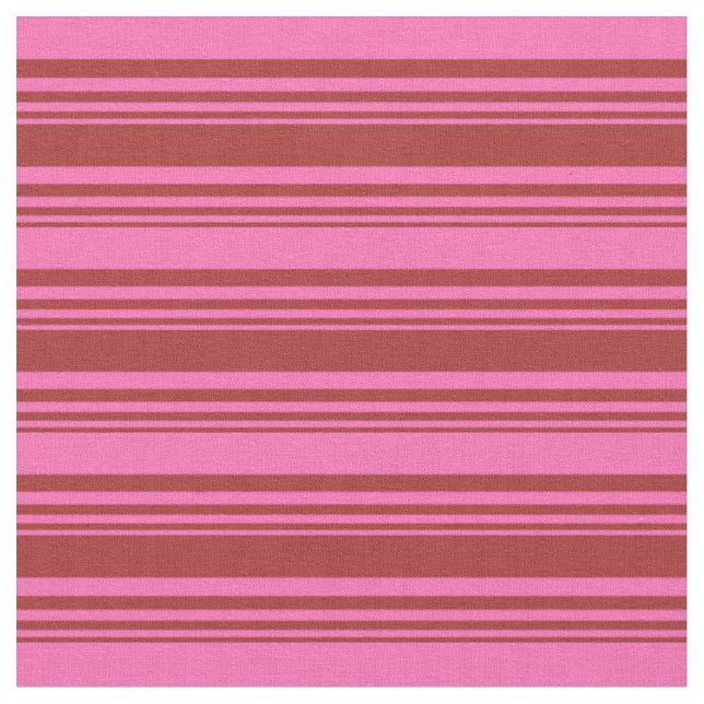 Tecido Padrão de Linhas Rosa Castanho e Quente (Detalhe)