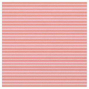 Tecido Padrão de Linhas Rosa e Salmão