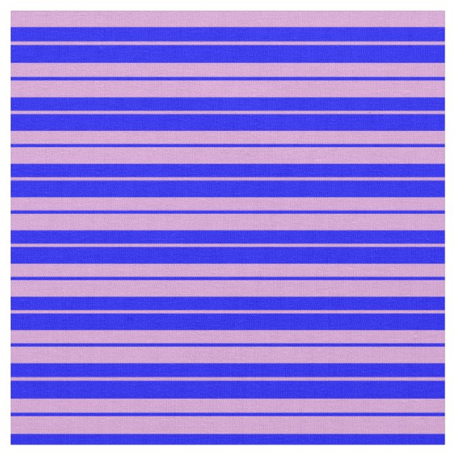 Tecido Padrão de Linhas/Stripes Coloridas Azul e Pó (Detalhe)