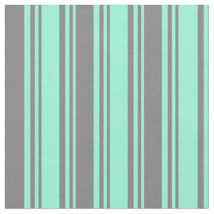 Tecido Padrão de Linhas/Stripes Coloridas de Aquamarina e