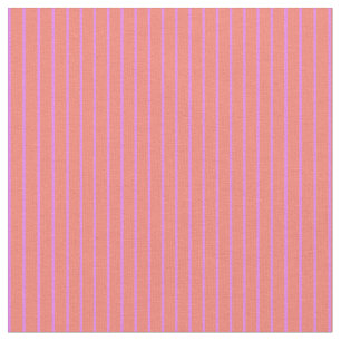 Tecido Padrão de Linhas/Stripes Coloridas de Salmão e Vio