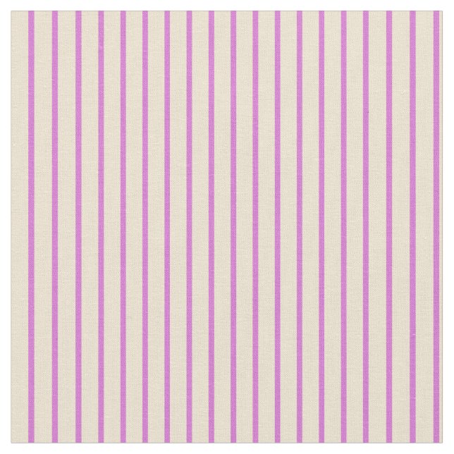 Tecido Padrão de Linhas/Stripes de bege e orquídeo (Detalhe)