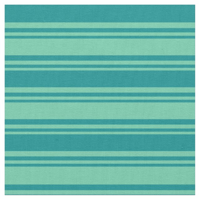 Tecido Padrão de Linhas/Stripes de Cano Escuro e Aquamari (Detalhe)