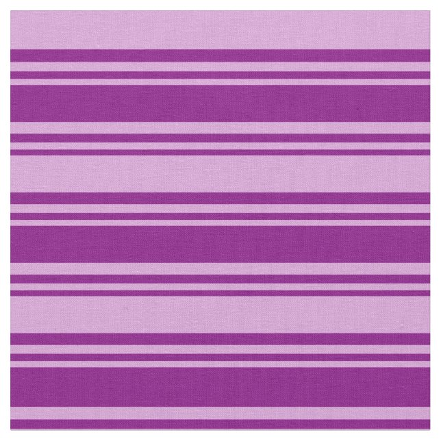 Tecido Padrão de Linhas/Stripes de Roxo e Plum (Detalhe)