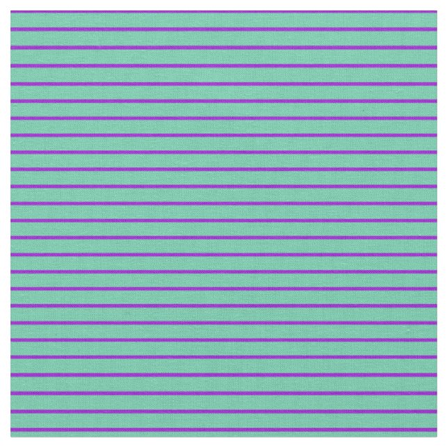 Tecido Padrão de Linhas/Stripes de Violeta Escuro e Aquam (Detalhe)