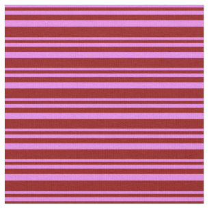 Tecido Padrão de Linhas/Stripes Vermelhas Violetas e Escu