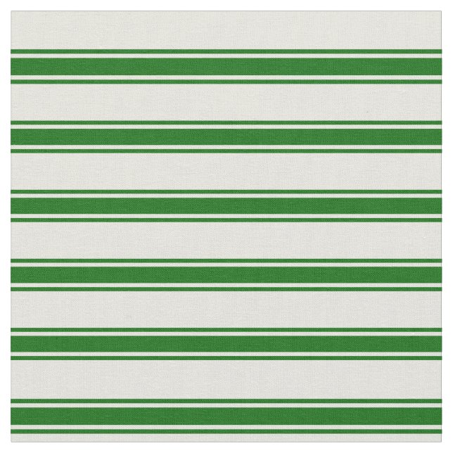 Tecido Padrão de Linhas Verde Escuras e beges (Detalhe)