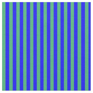 Tecido Padrão de Linhas Verdes Azul e Mar