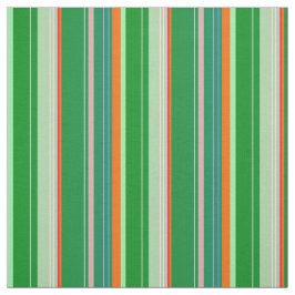Tecido Padrão de linhas verdes verdes e vermelhas de Nata