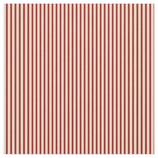Tecido Padrão de Linhas Vermelhas Tan & Dark/Stripes (Detalhe)