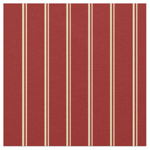 Tecido Padrão de Linhas Vermelhas Tan e Escuro/Stripes