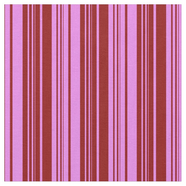 Tecido Padrão de Linhas Vermelhas Violetas e Escuras (Detalhe)