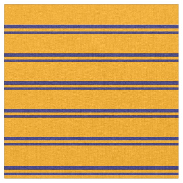 Tecido Padrão de Links Azul e Laranja da Meia-Noite (Detalhe)