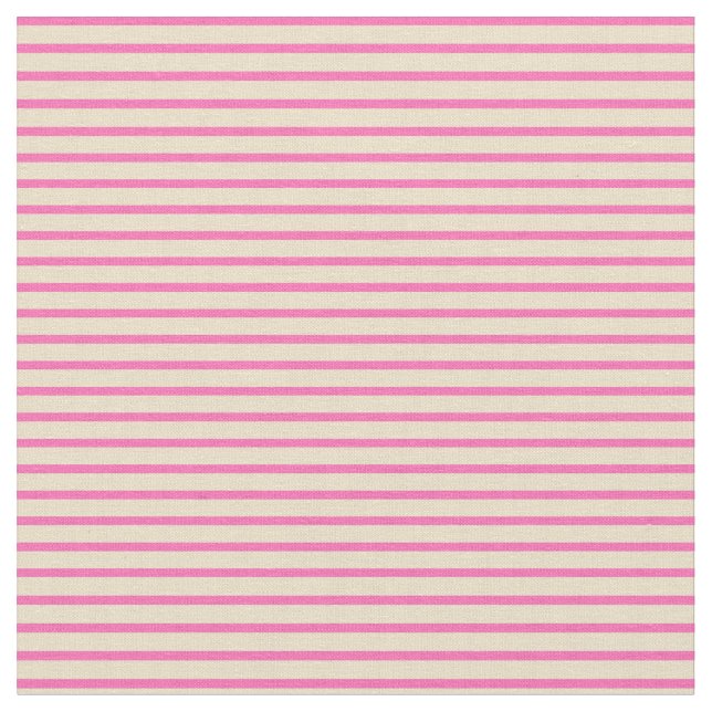 Tecido Padrão de Links/Striped Rosa Tano e Quente (Detalhe)