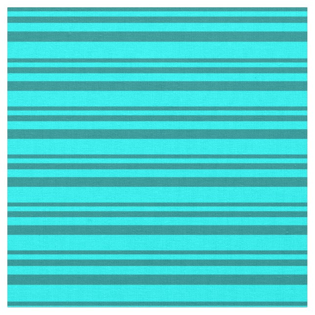 Tecido Padrão de listras de ciano e aqua escuras (Detalhe)