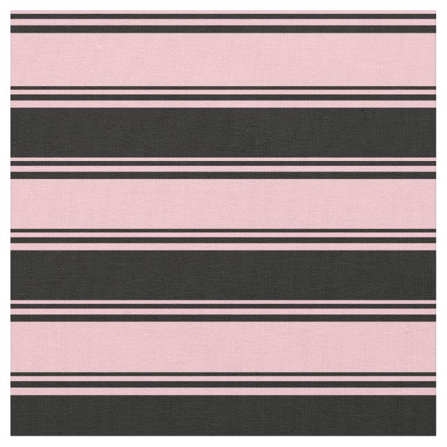 Tecido Padrão de Listras/Linhas Rosa e Preta (Detalhe)