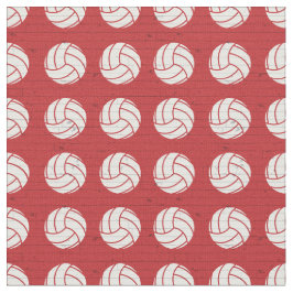 Tecido Padrão de Madeira de Voleibol Vermelho
