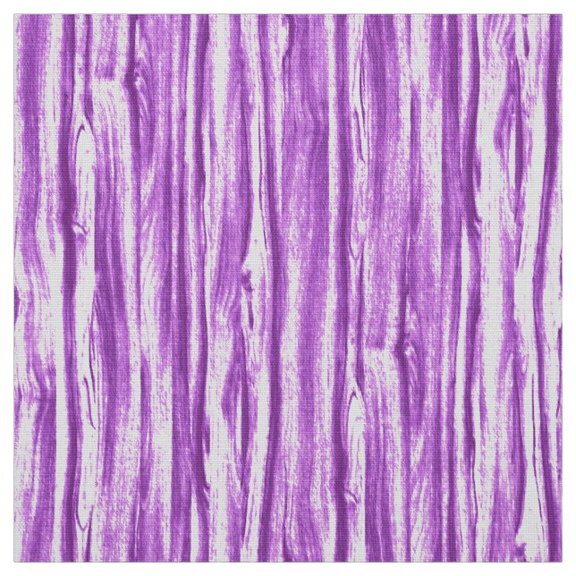 Tecido Padrão de madeira derivada - violeta roxa e branca (Modelo)