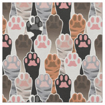 Padrão de muitas patas de gatos