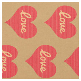 Tecido Padrão de muito amor