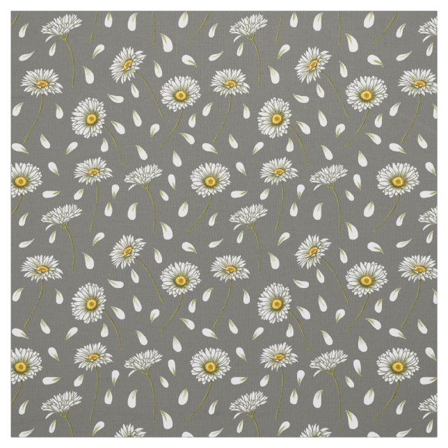 Tecido Padrão de música do Daisies (Modelo)