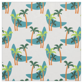 Tecido Padrão de Oasis Moderno de Palm de meio século