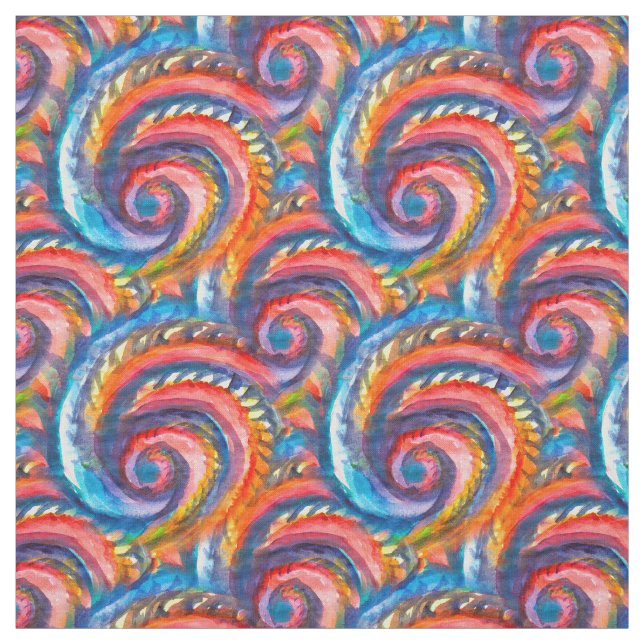 Tecido Padrão de onda vermelha (Modelo)