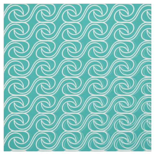 Tecido Padrão de Ondas do Mar (Modelo)