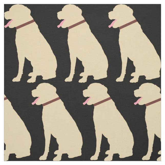 Tecido Padrão de Ouro de Cachorro Labrador (Modelo)