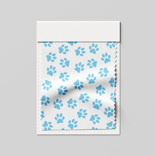 Tecido Padrão De Patas, Patas Cachorros, Patas Azuis Bebi