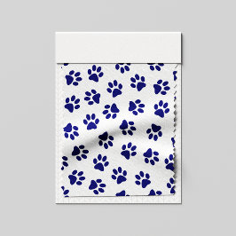 Tecido Padrão De Patas, Patas Cachorros, Patas Azuis Mari